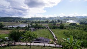 Bamboo bridge near Mae Hong Son